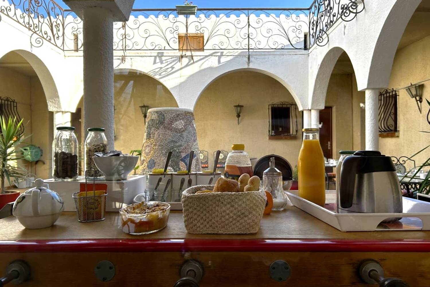 Série petits déjeuners : le patio