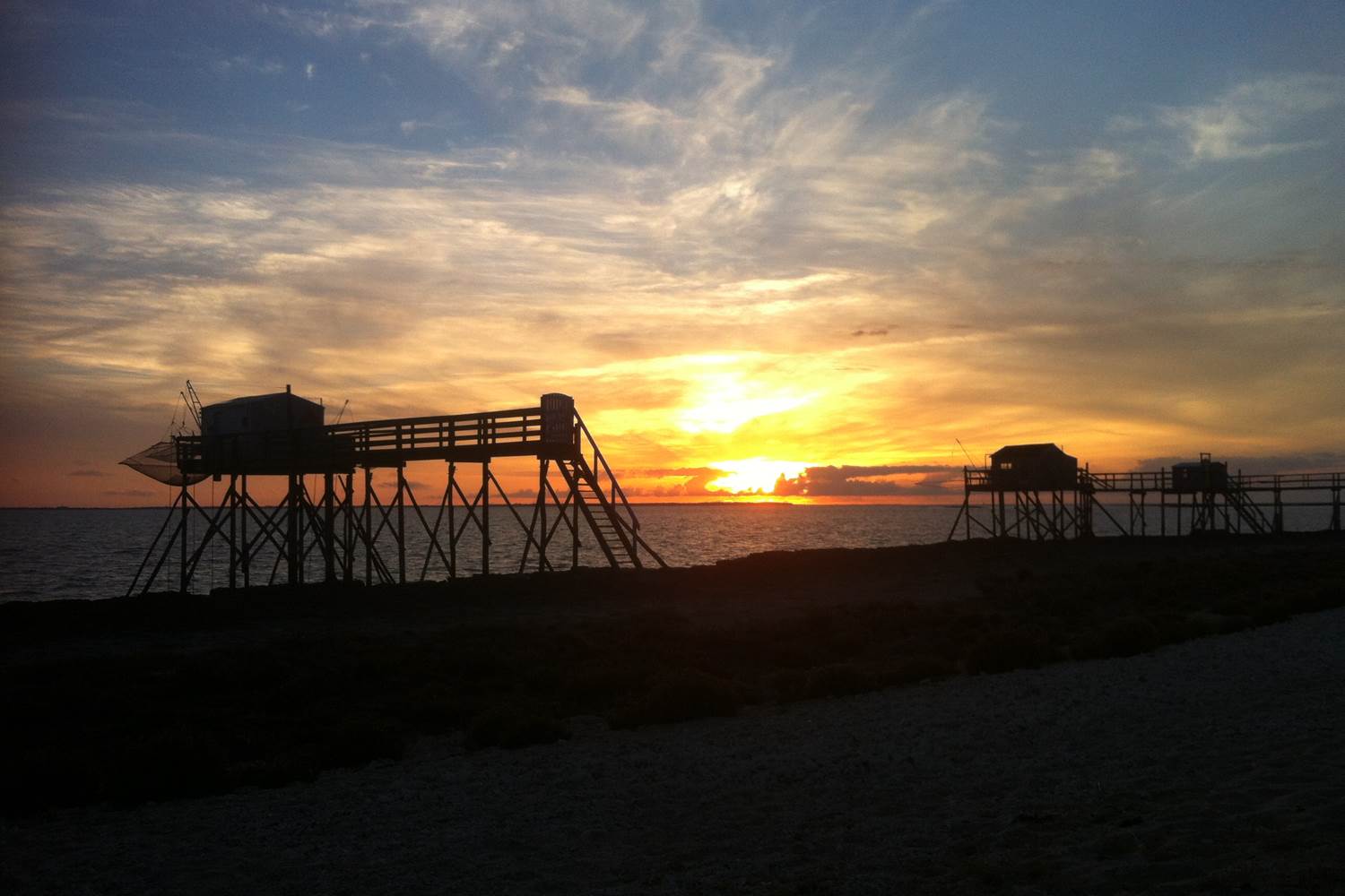 Coucher de soleil île Madame