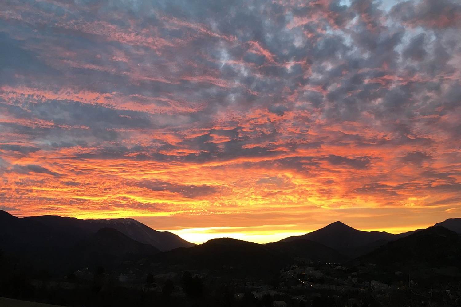 Le Deffends de Redon - coucher de soleil