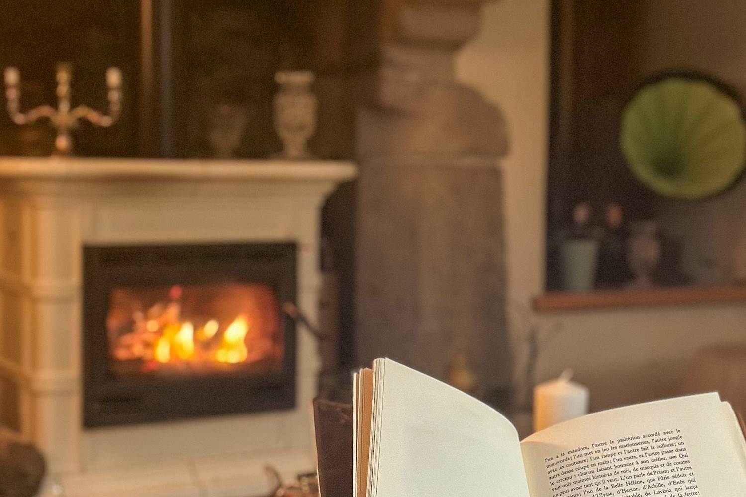 se détendre au coin du feu