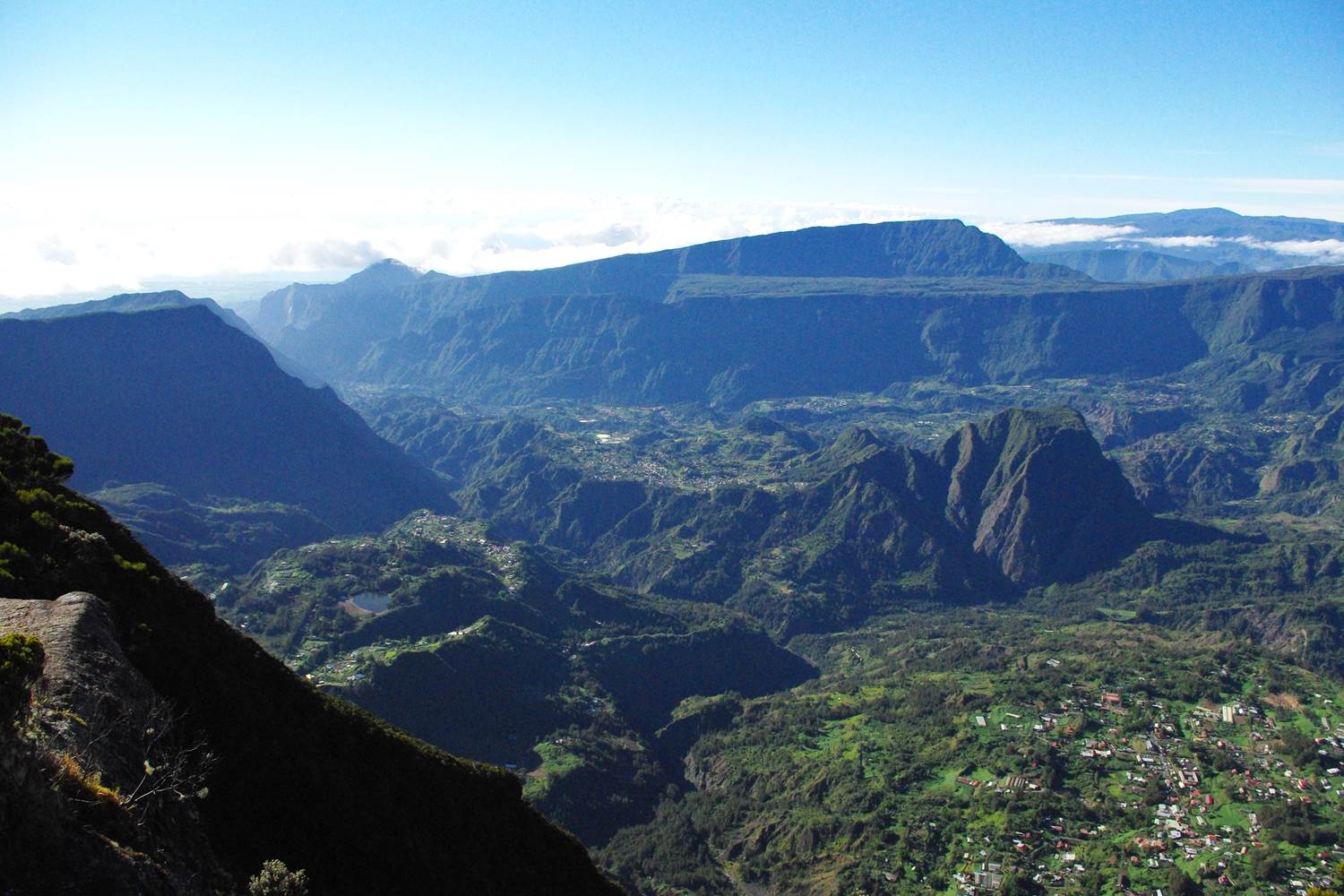 Salazie vue de la Roche Ecrite