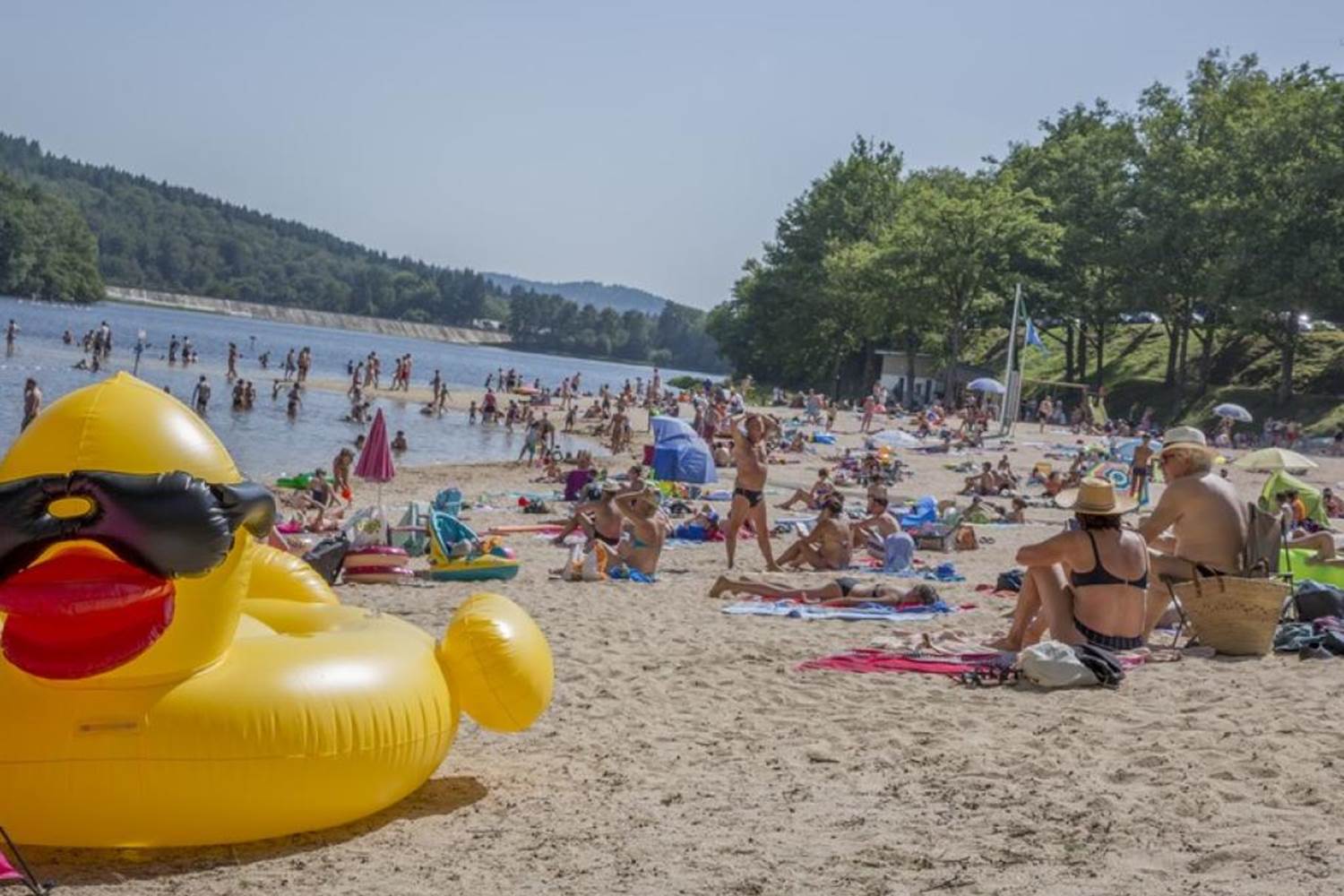 la plage du Lac des Bariousses