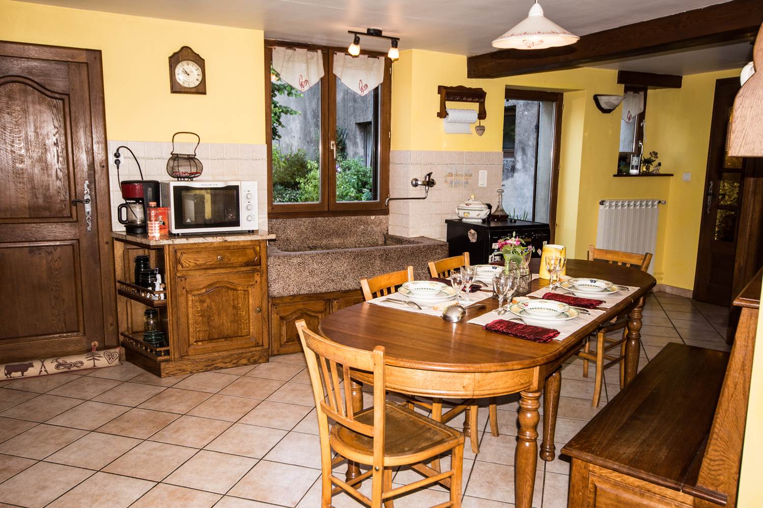 dans notre cuisine