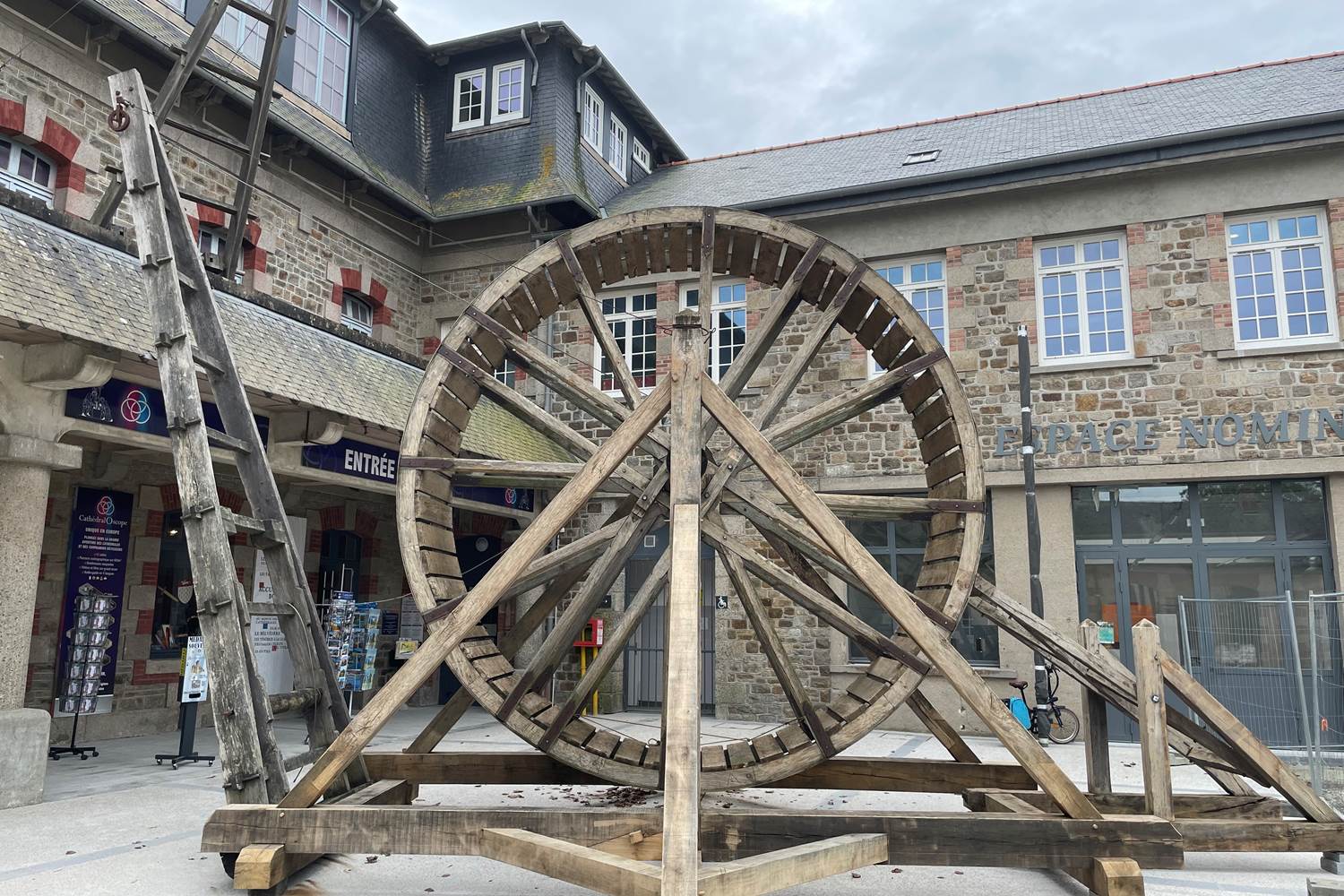 La roue restaurée