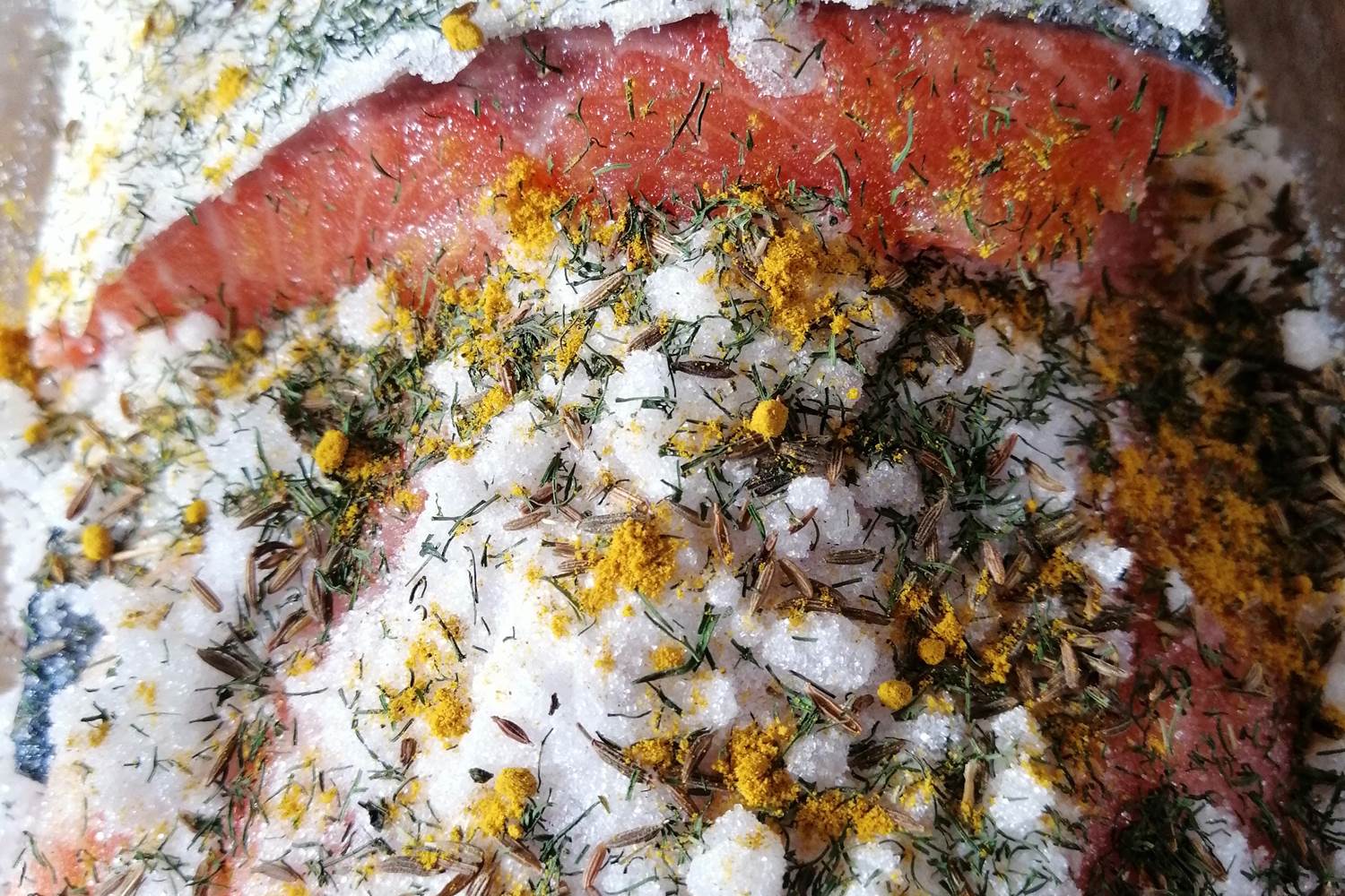 Le délicieux Saumon Gravelax aux Epices de Rodolphe