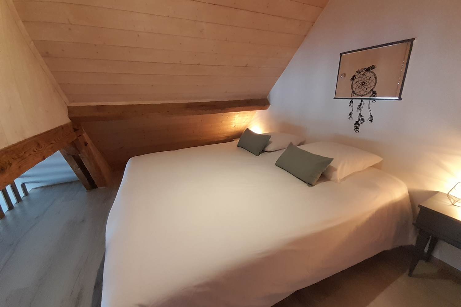 la mezzanine avec lit king size