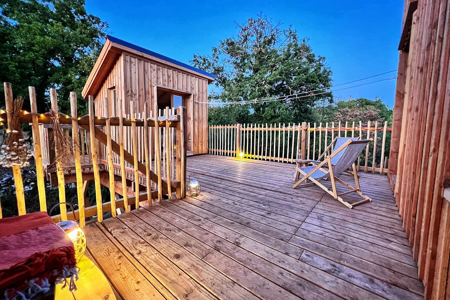 Waouh une cabane sur rails