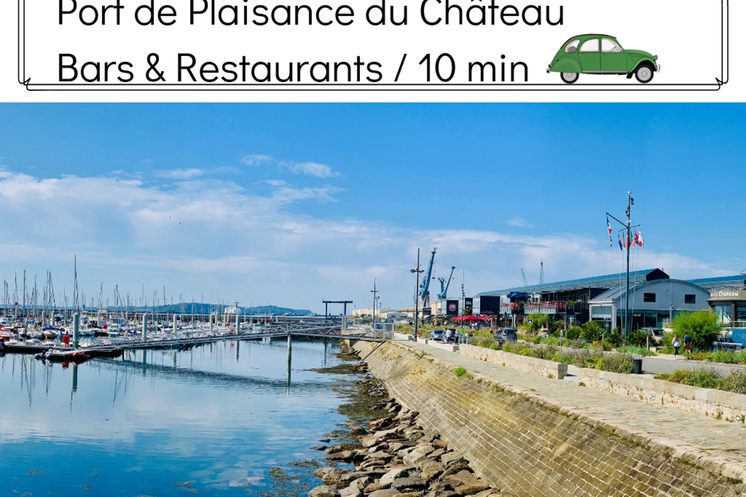 Port de Plaisance du Château Bars & Restaurants, 10 min