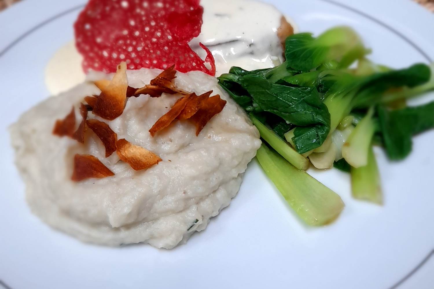 Dorade coryphène sauce combava