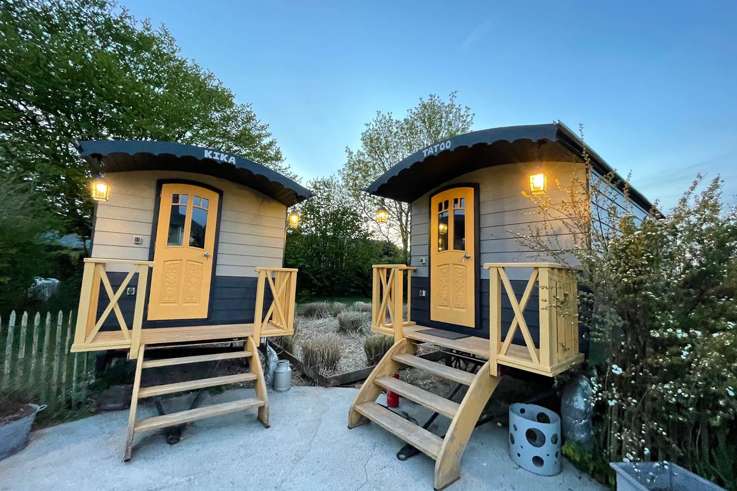 © Au Presbytère de Saigneville - les roulottes