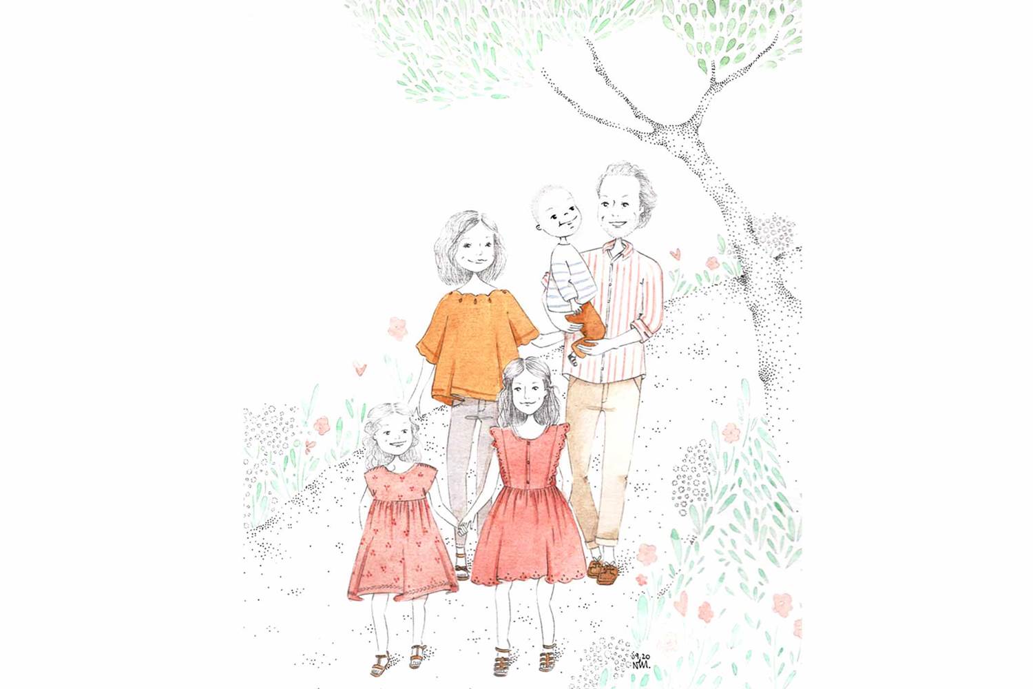 Maison Chemin-chambres d hotes Amboise-portrait de famille