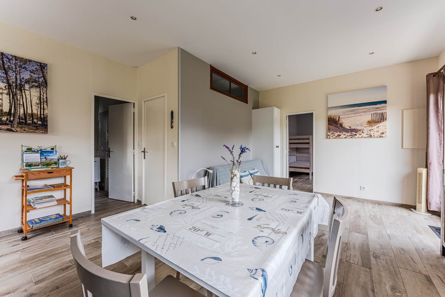 Cuisine - salon gîte 1