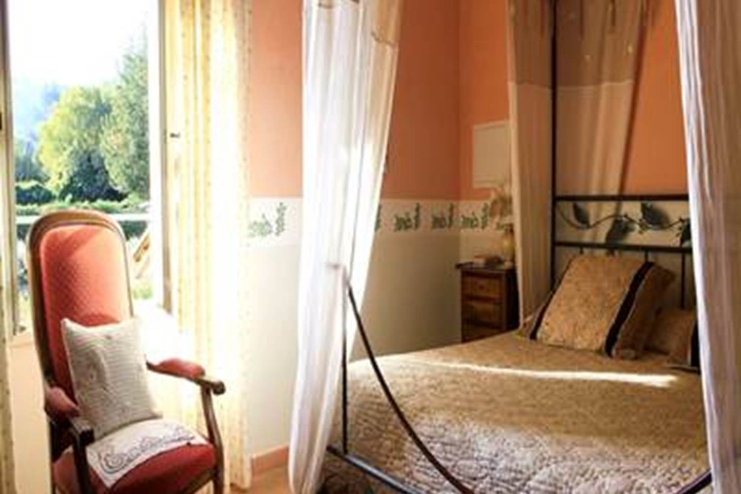 vue sur jardin de la suite