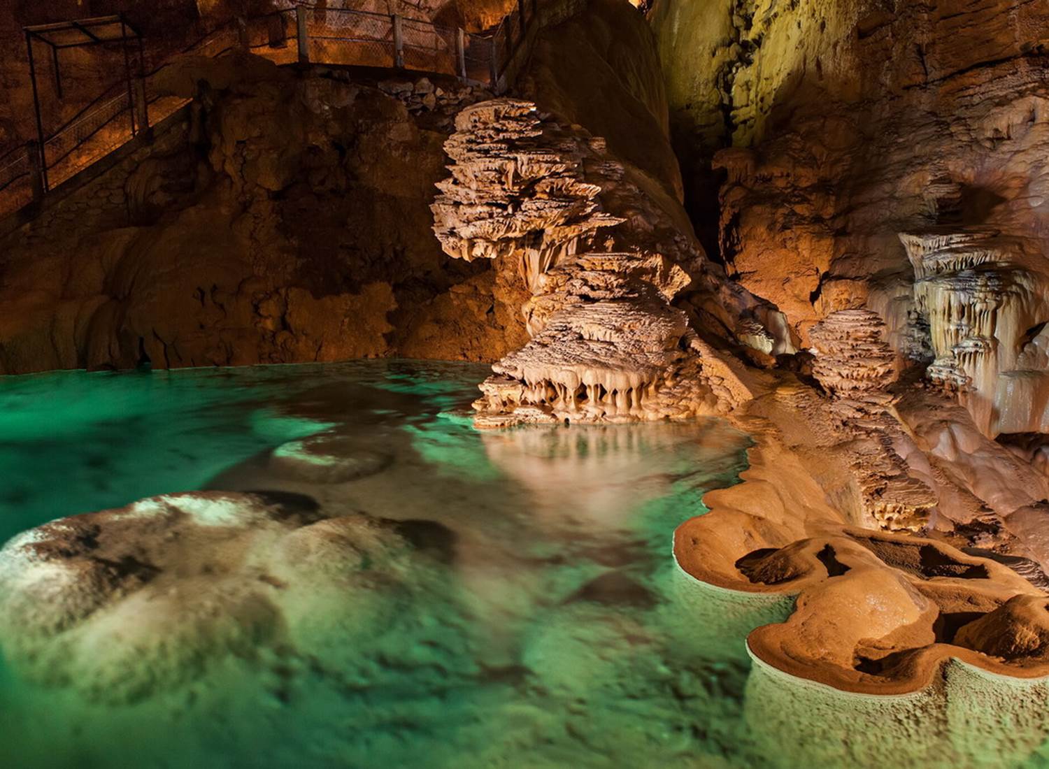 Gouffre de Padirac - Lac Supérieur de la Salle du grand Dôme
