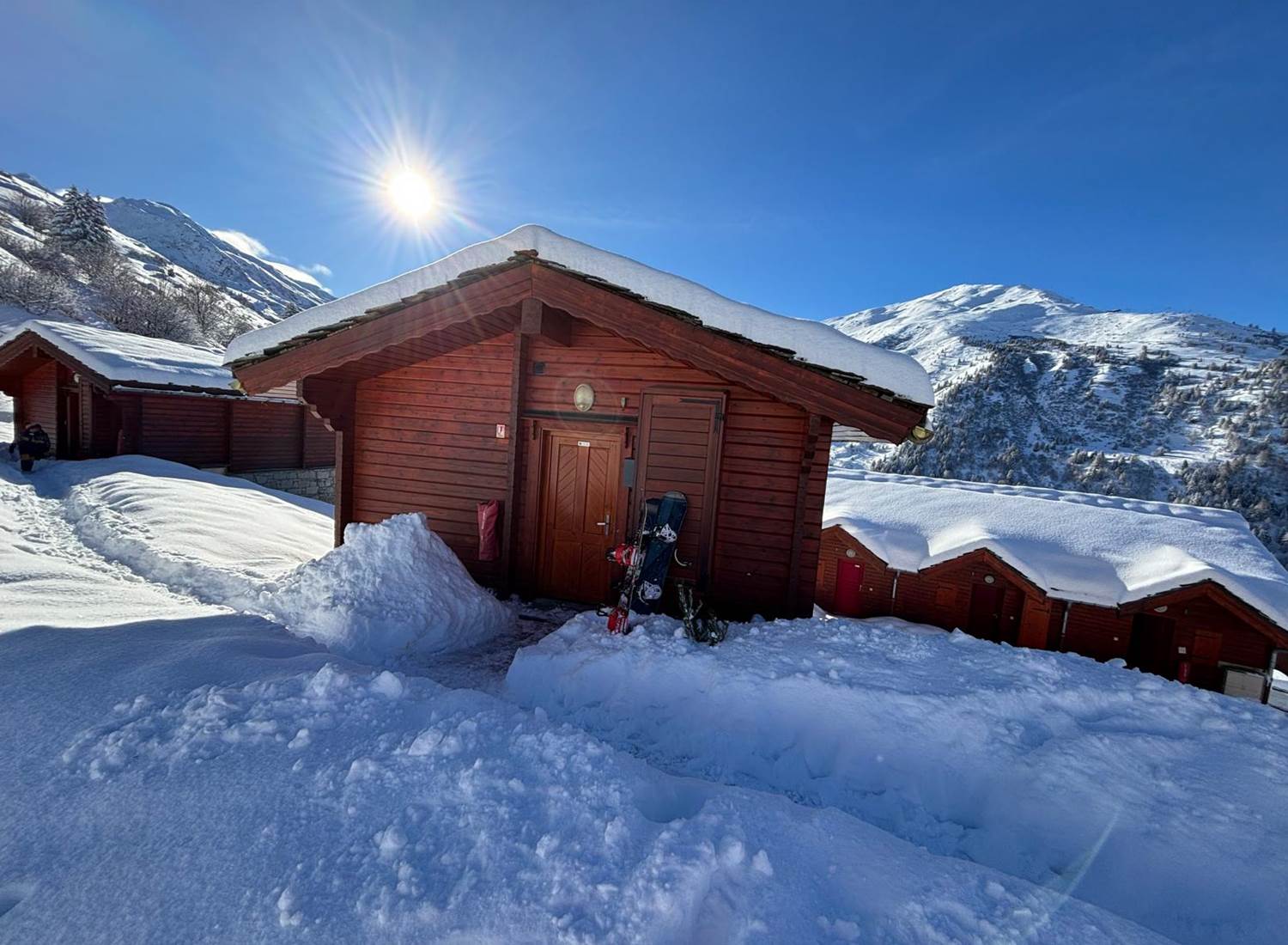 notre chalet en janvier