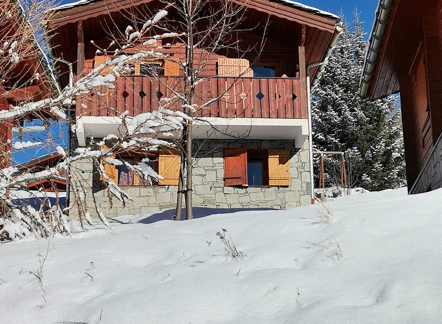 vue sur la balcon plein sud