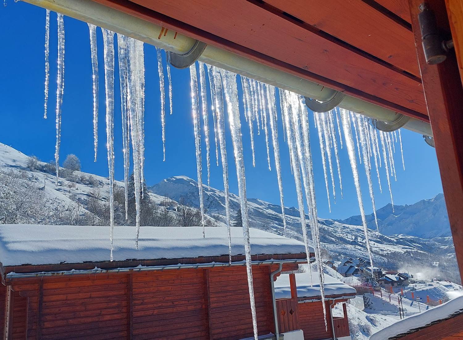 Vue de la chambre du haut