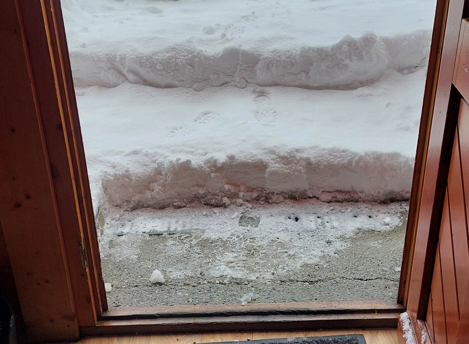 Photo Accès chalet le 16 février