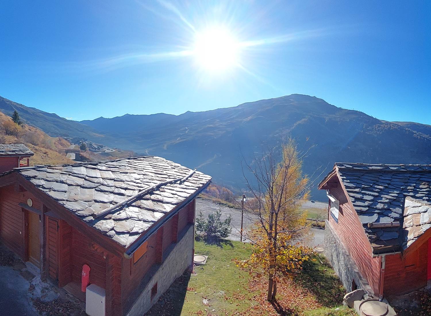 Vue de notre balcon plein sud