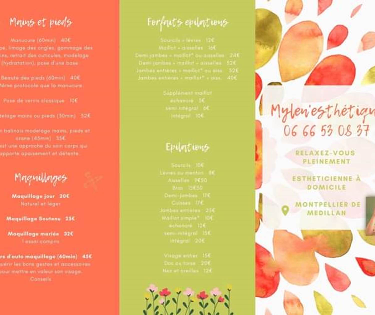 prestation 2022  et contact 2022