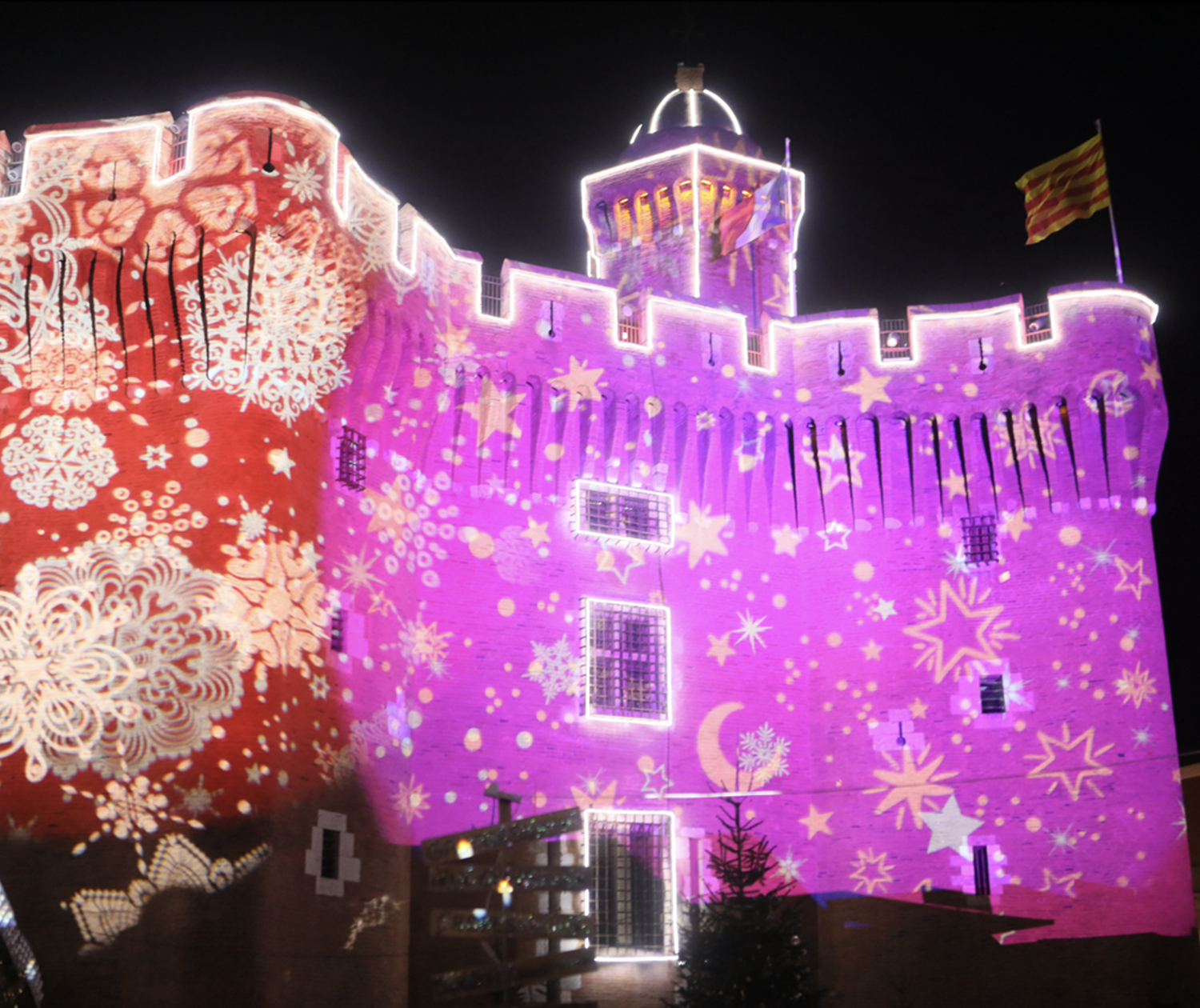 Animation Noël Perpignan - Le Castillet