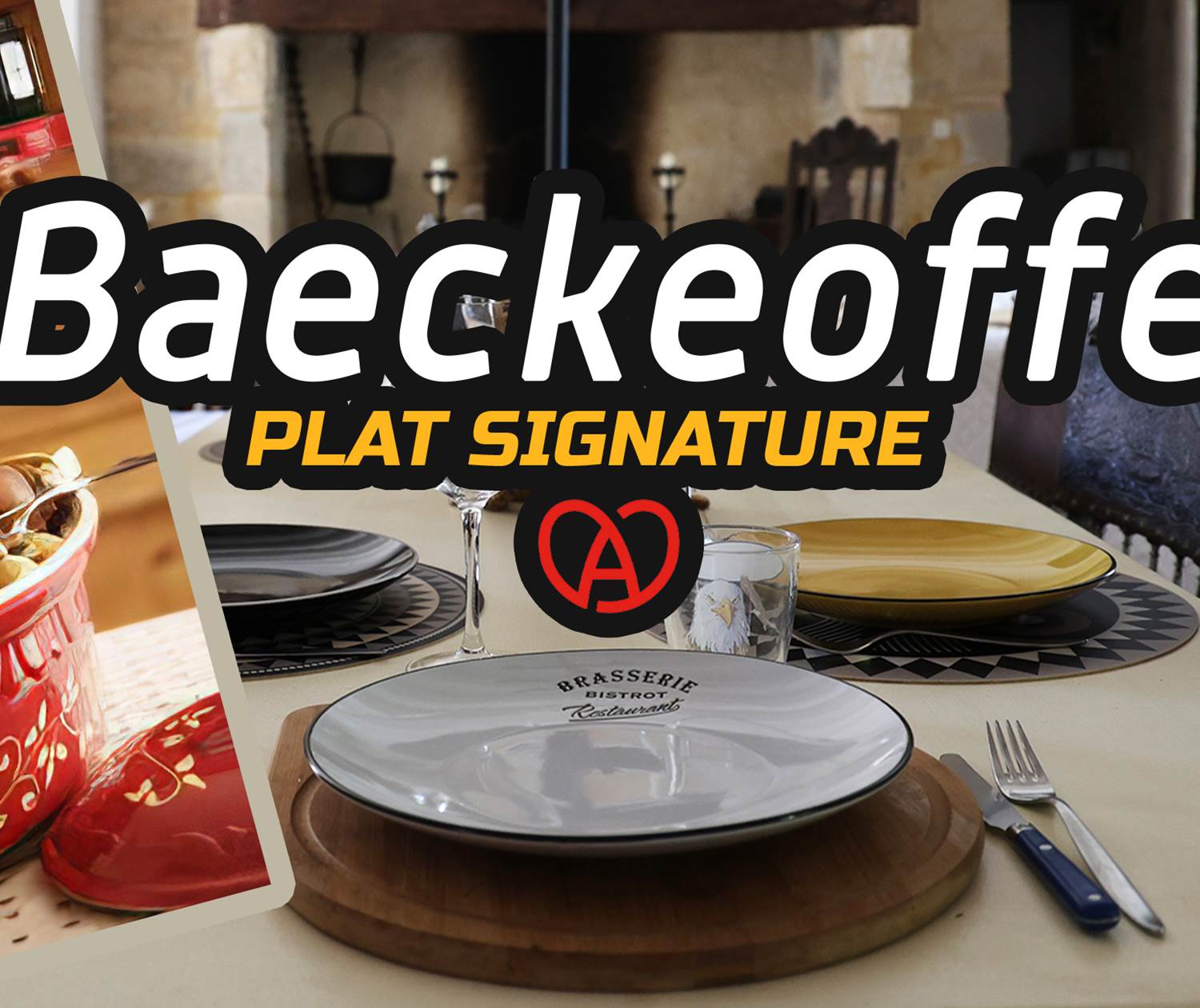 BAECKEOFFE traditionnel à la table alsacienne au Château de Saint-Chamarand dans le Lot