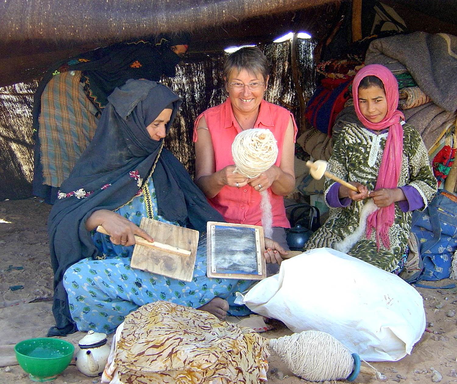 Dans un campement nomade