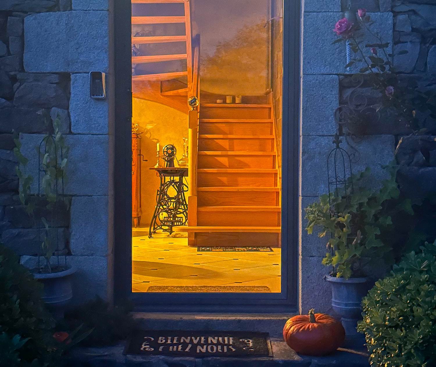 saison automnale à la demeure du Porzou