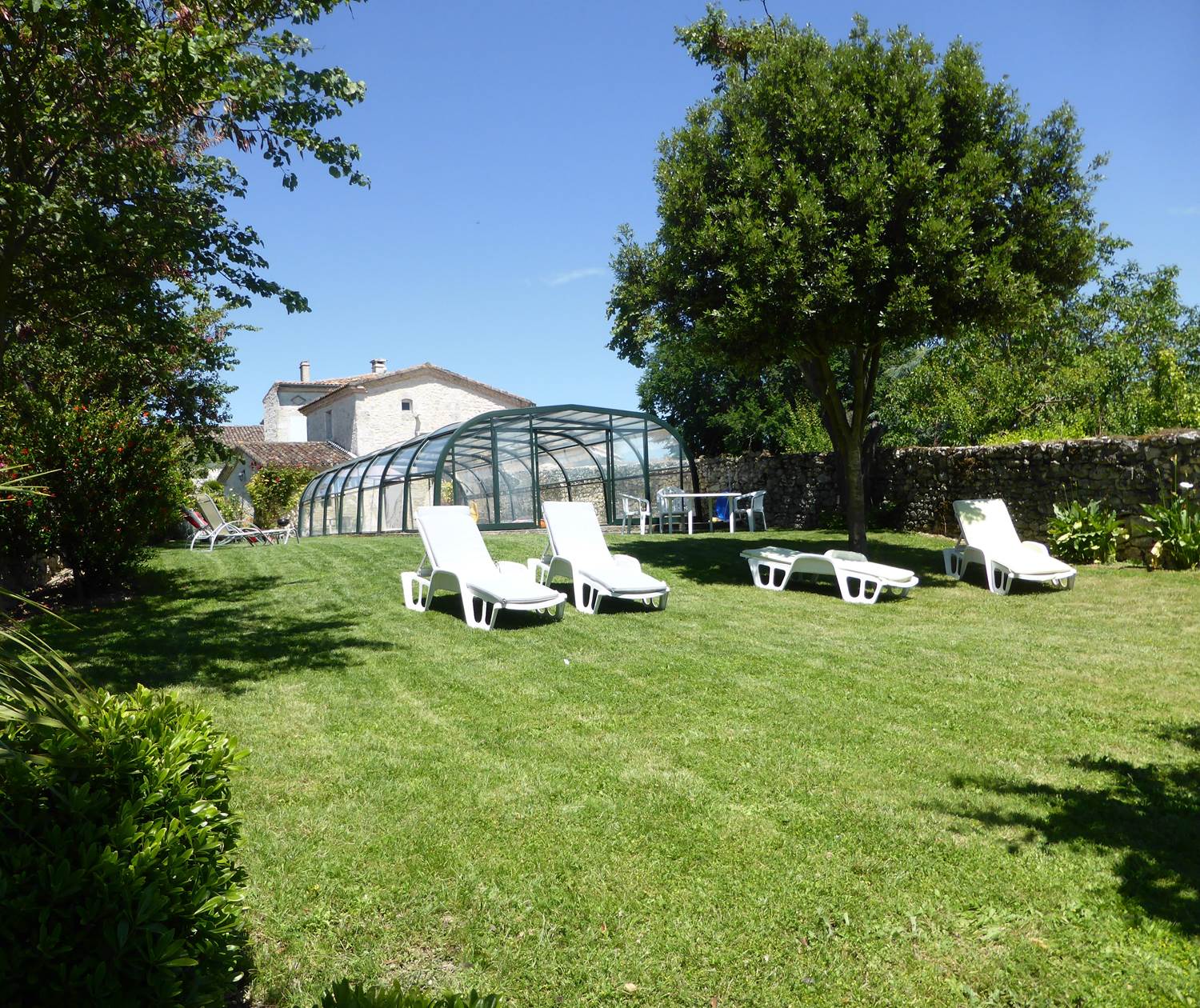 jardin piscine masion ST ROCH Tournecoupe GERS