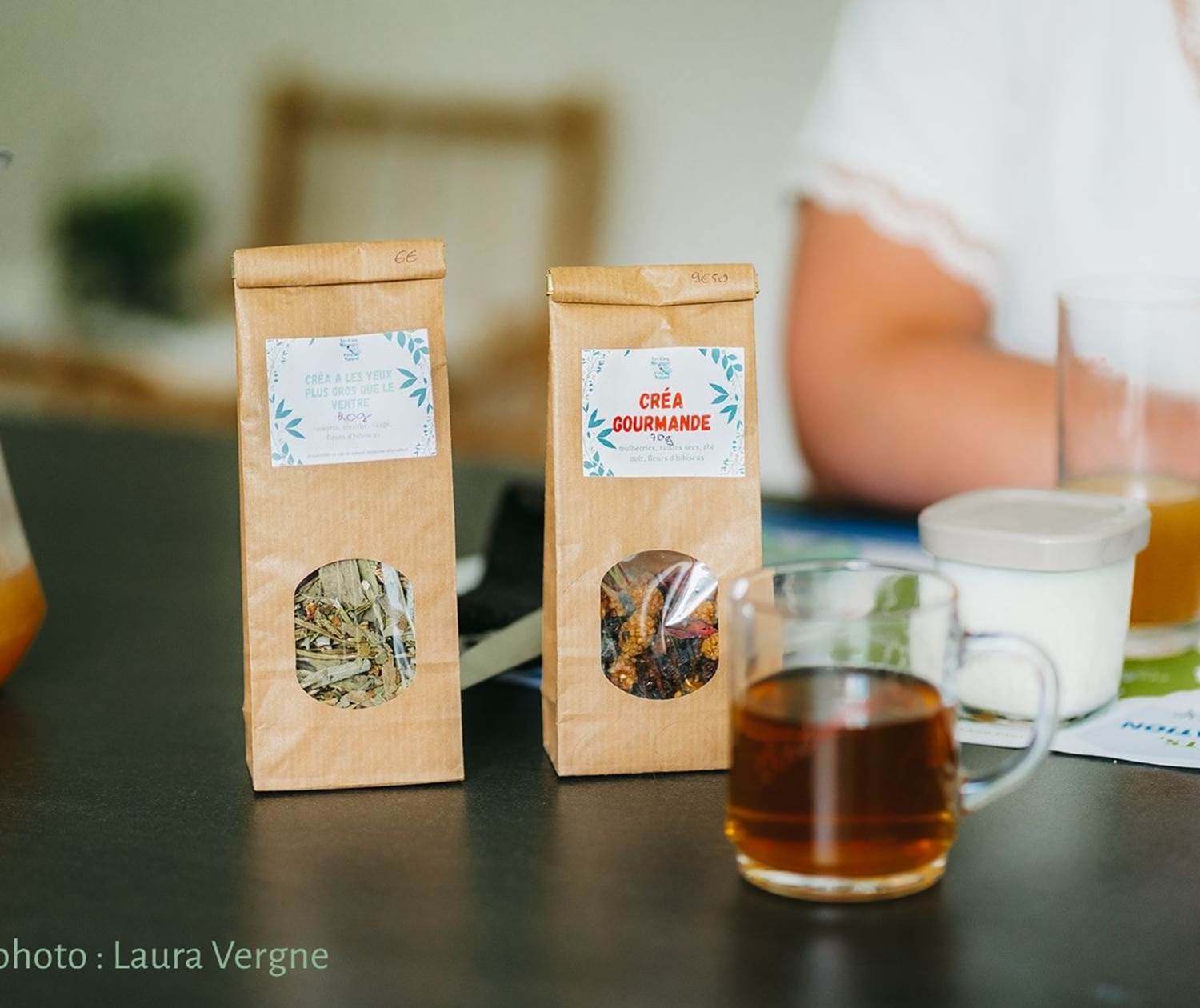 différentes références de thés et de tisanes