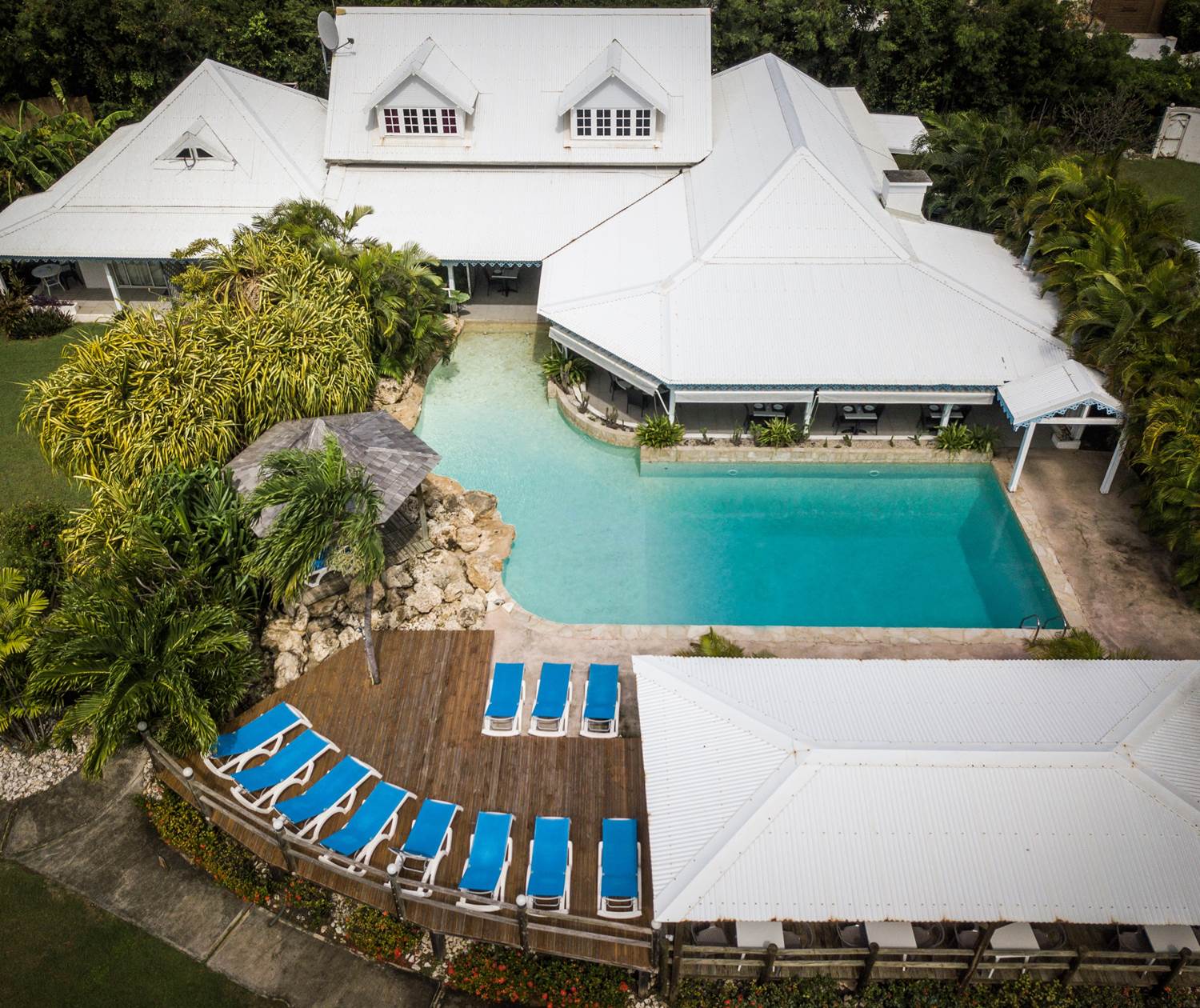 Hostellerie des chateaux vue aérienne 2