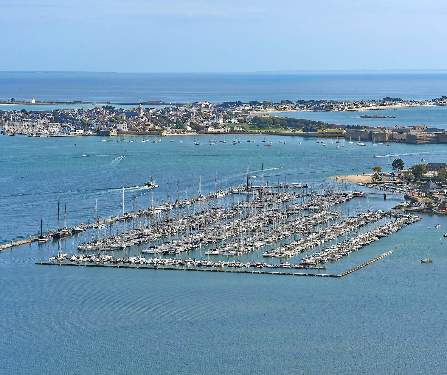 vue aérienne Larmor-Plage ©Y. Zedda