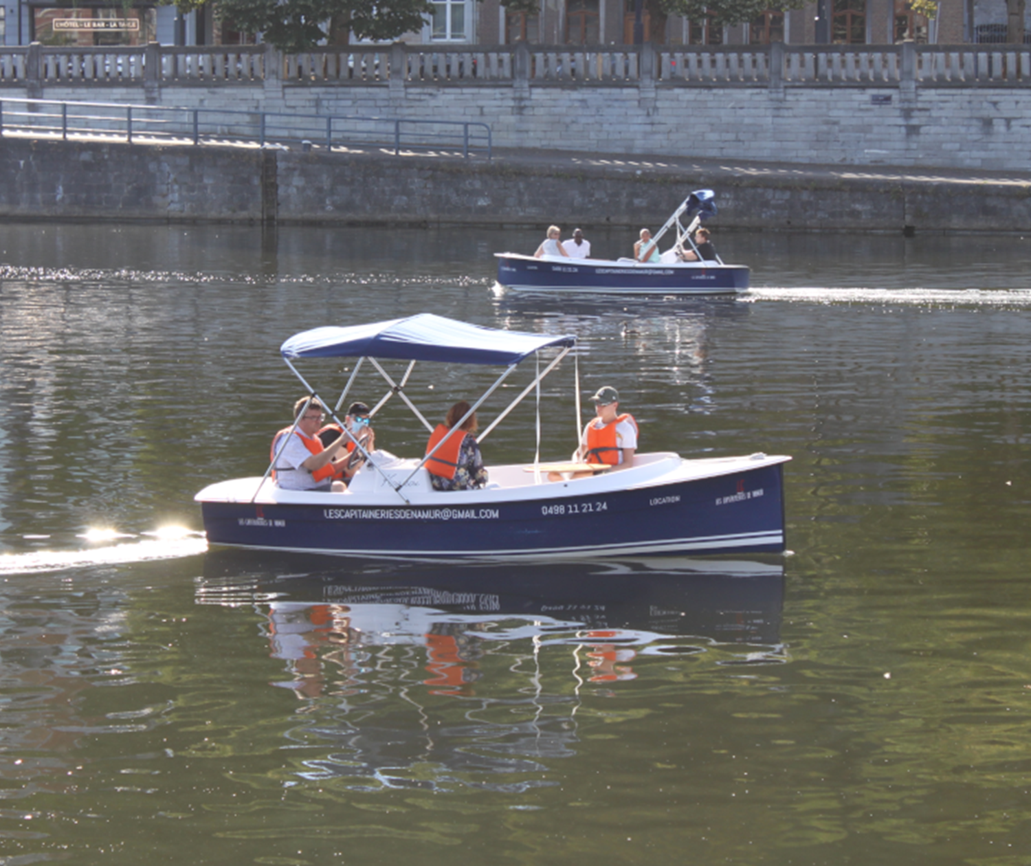 Bateau sans permis - les Capitaineries de Namur