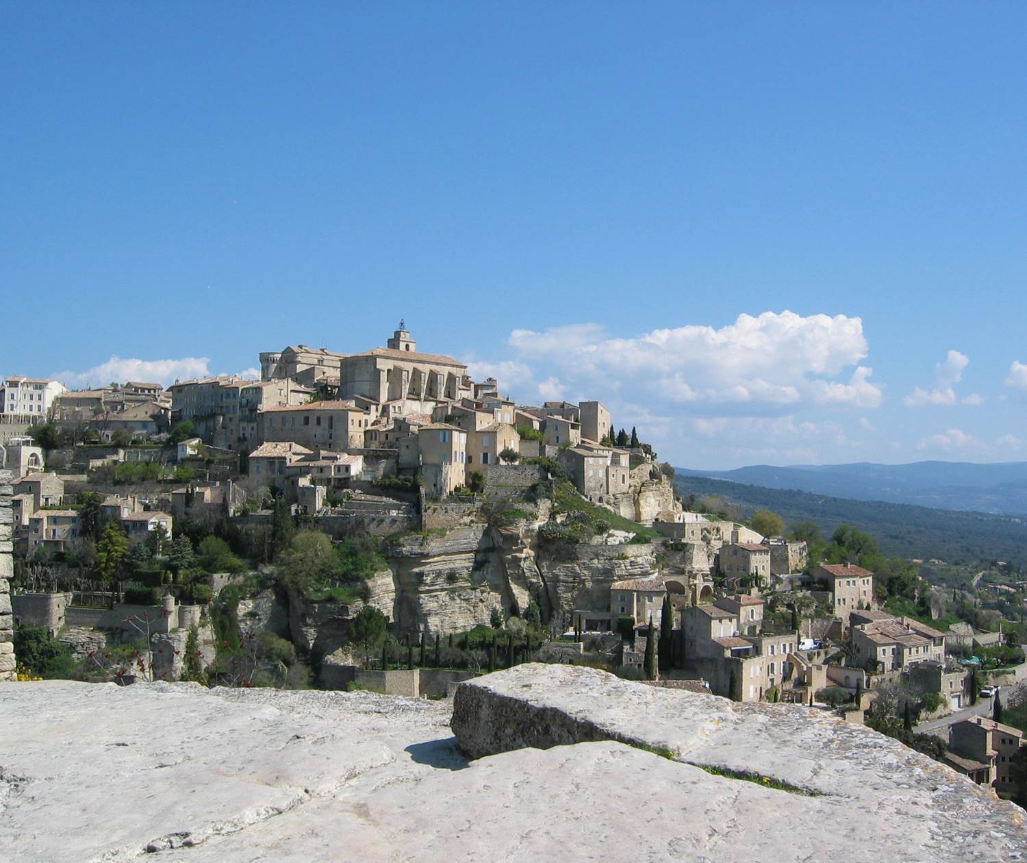 Silhouette de Gordes Luberon Provence