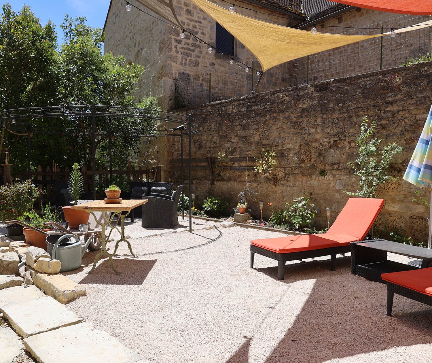 Chateau de Saint Chamarand - Exterieur, terasse et jardin