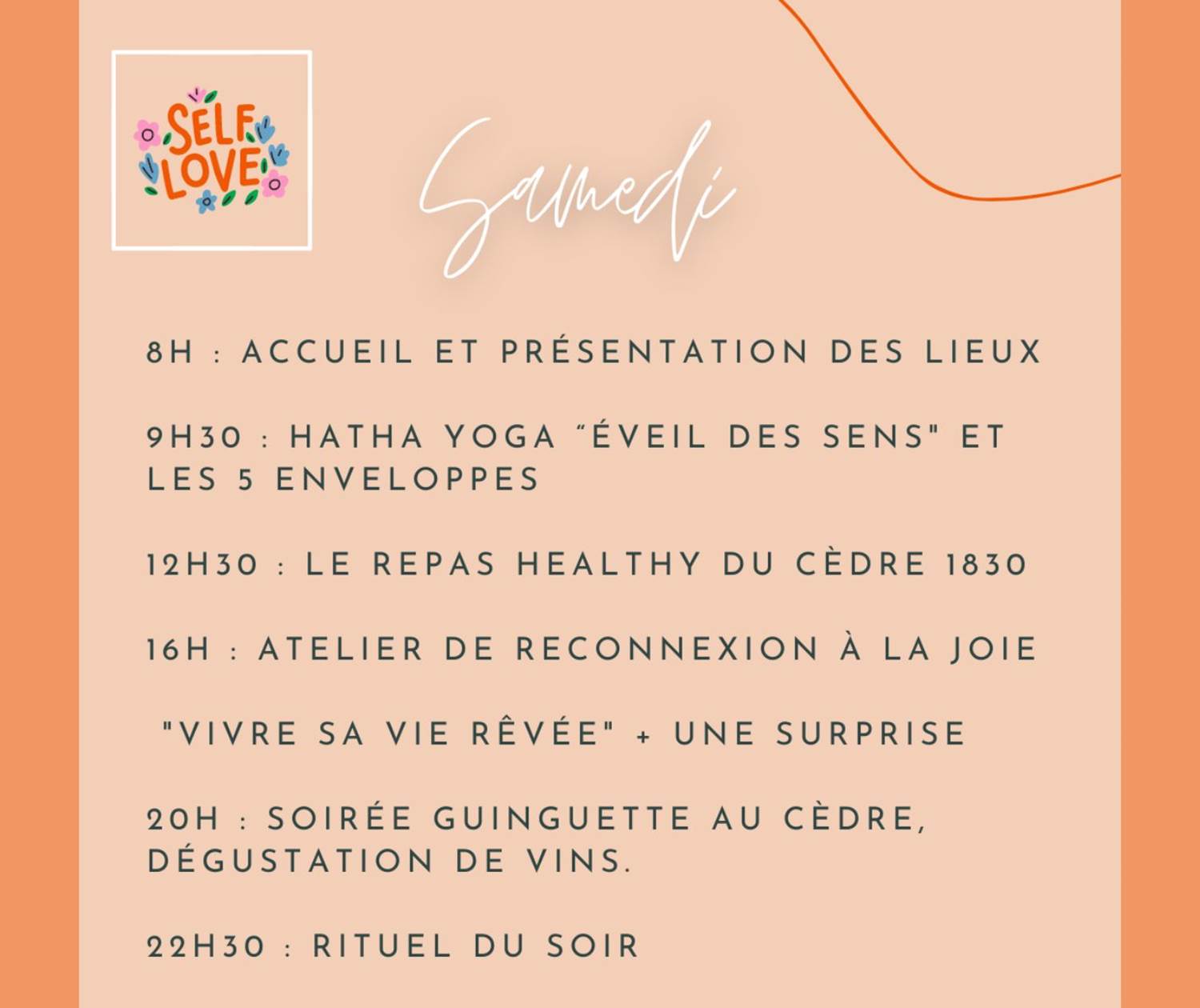 programme jour 1