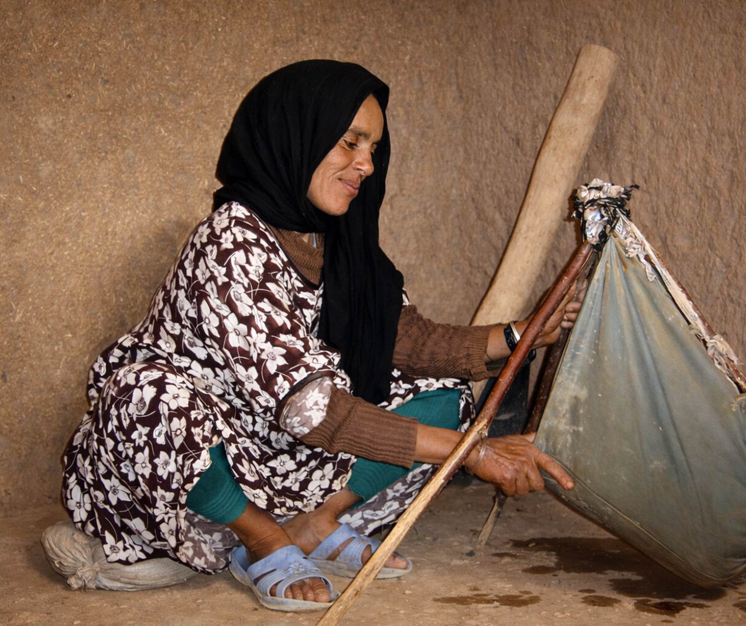 barattage du lait de chèvre