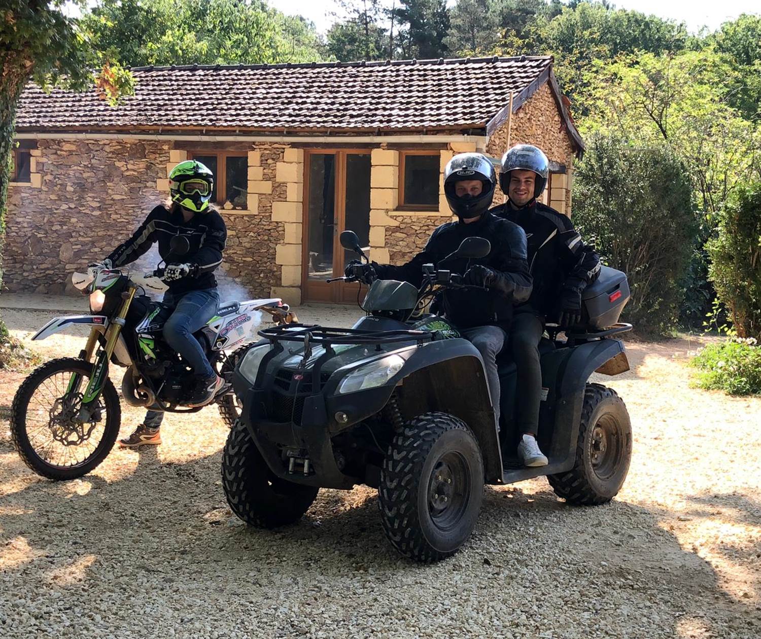 Randonné en quad, Dordogne