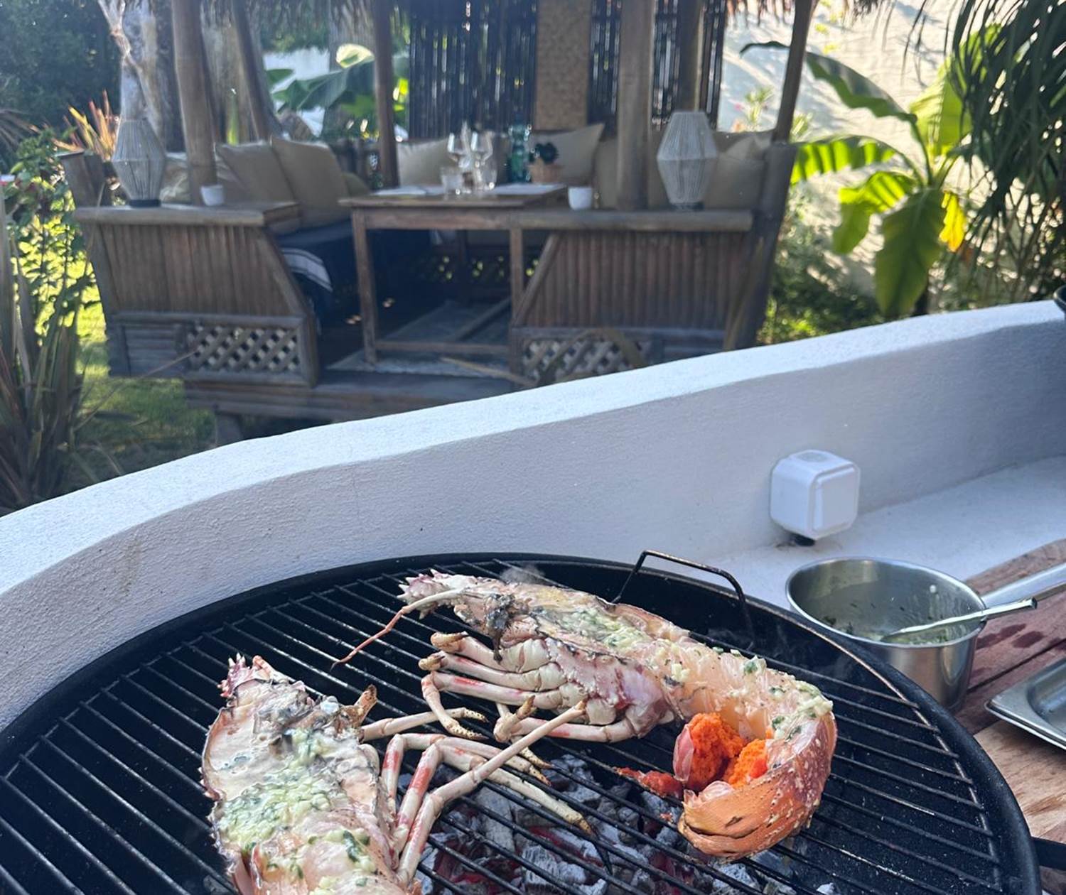 Langouste au BBQ