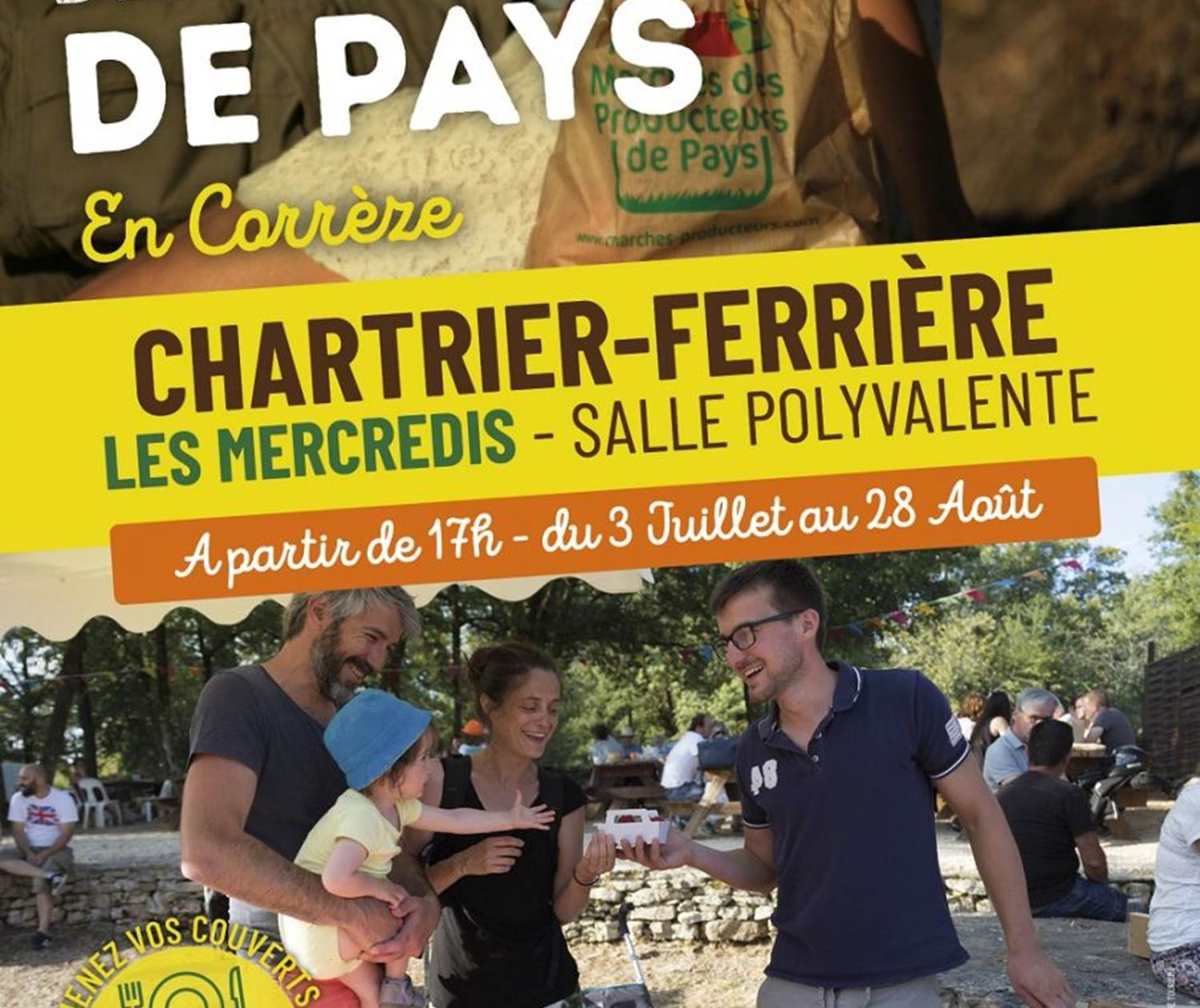 Marché des producteurs de pays dans notre village
