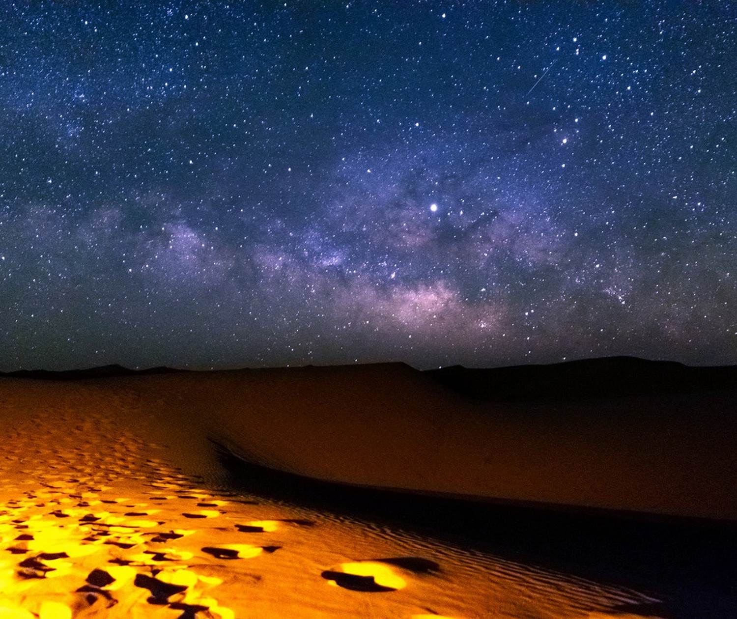 La nuit magique dans les dunes