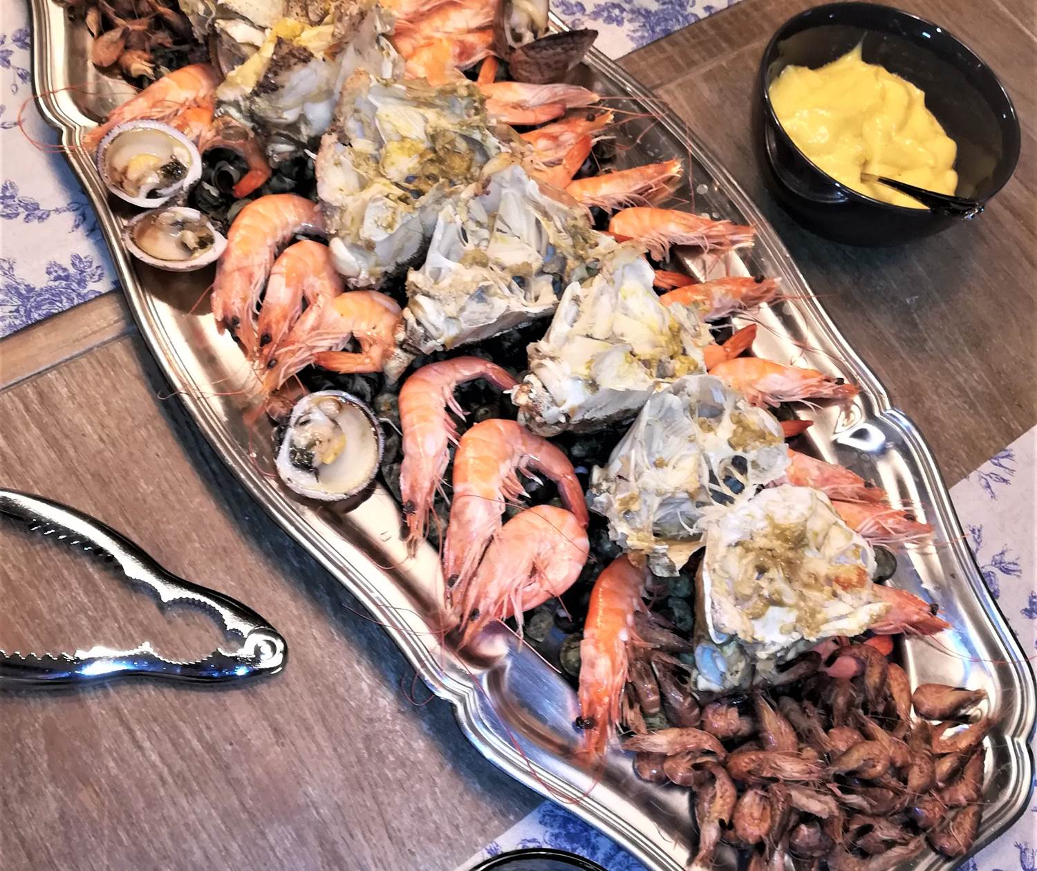 Kergroaz Maner Plateau de fruits de mer (menu avec supplément)