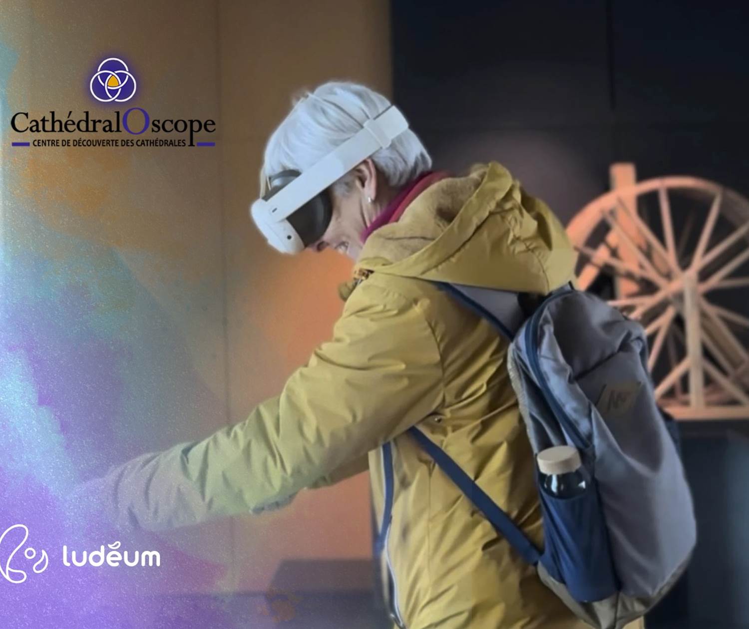 Je touche et j'actionne le marteau virtuel