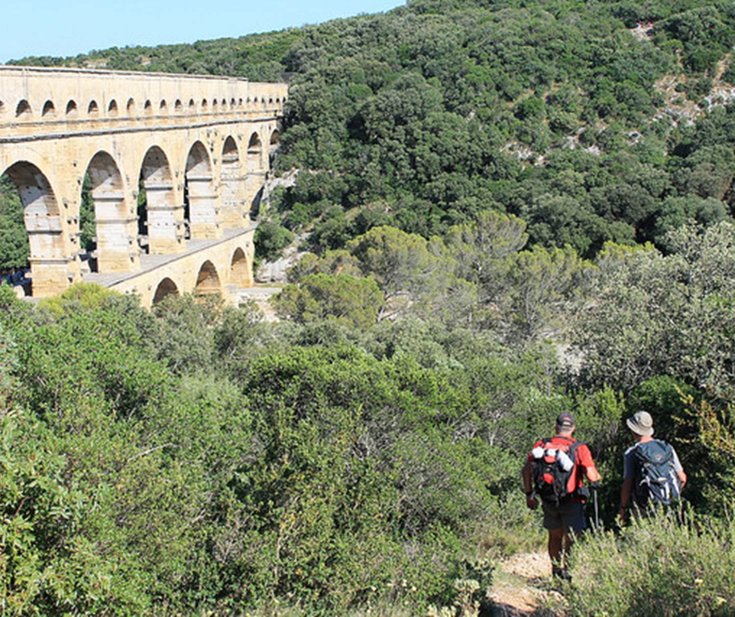 Pont du Gard rando photo Office de Tourisme Destination Pays Uzes Pont du Gard