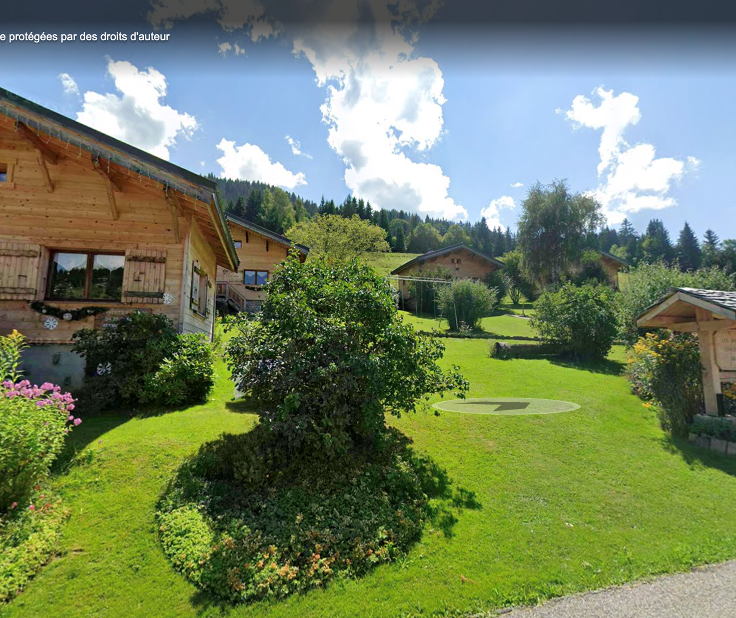 Vue depuis le parking