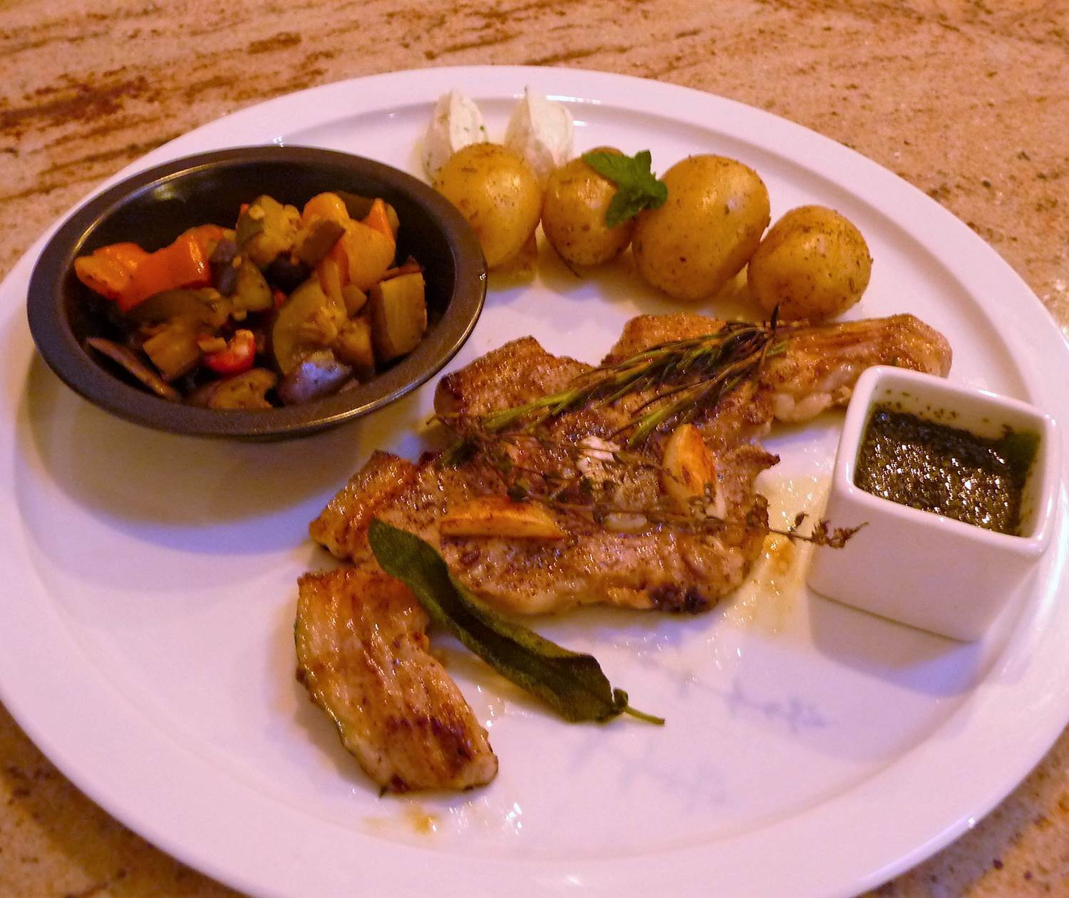 Chateau Olmet dinner