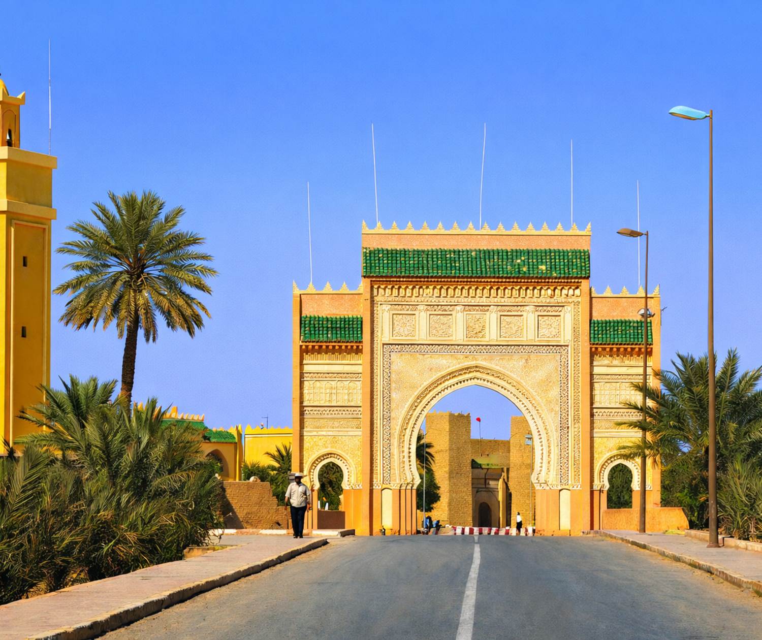 La porte de Rissani, l'une des plus belles du Maroc