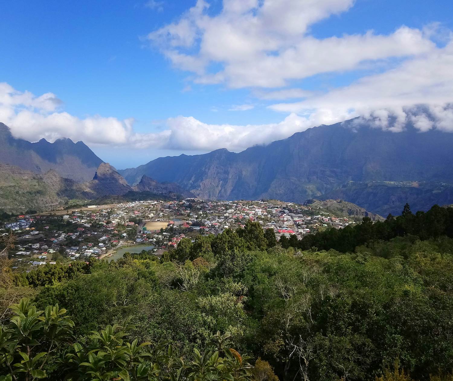 Cilaos (depuis la Roche Merveilleuse)