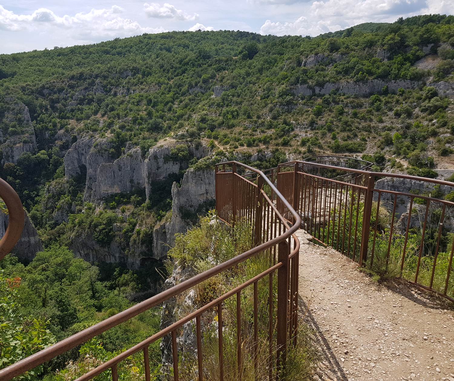Belvédère des gorges d'Oppedette