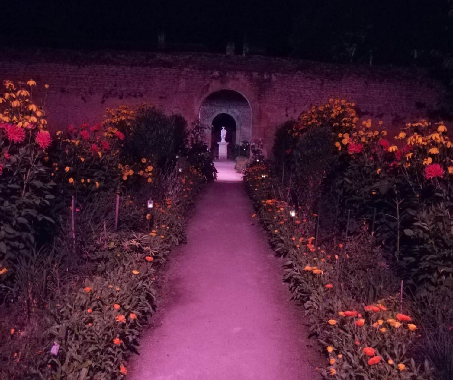 MAGNIFIQUES JARDINS ILLUMINES AU CHATEAU DE CANON